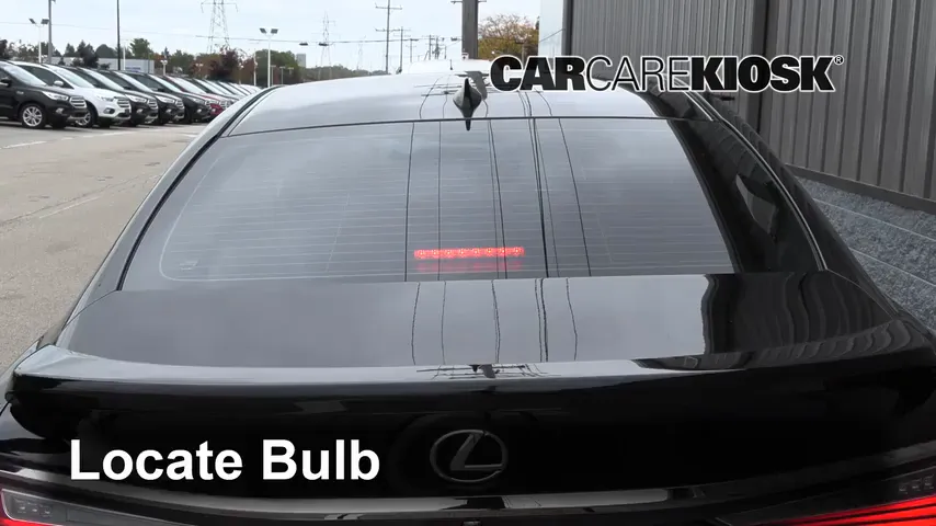 2017 Lexus ES350 3.5L V6 Lights Center Brake Light (replace bulb)